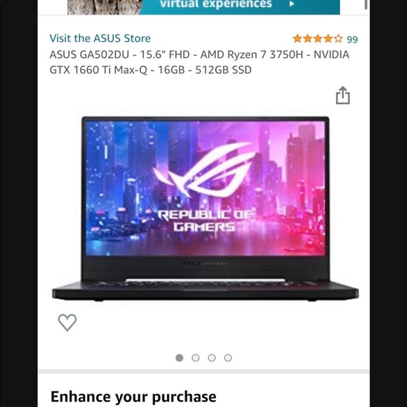 Asus Ga502du Laptop